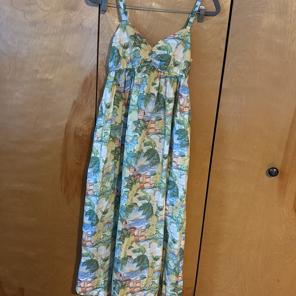 A&F Sweetheart Babydoll Maxi Dress XSP - Picture 2 of 8